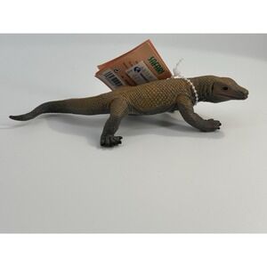 Vintage 1997 Safari Ltd Komodo Dragon Animal Figure Toy NWT